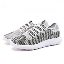Lace Up Mesh Causal Outdoor Sport Running Breathable Flat Shoes