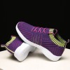 Woman Round Toe Mesh Breathable Slip-On Running Shoes