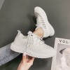 Women Breathable Mesh Lace-Up Running Shoes Casual Solid Color Sneakers