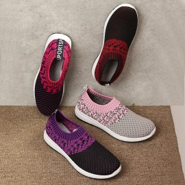 Large Size Women Outdoor Walking Casual Shoes Comfy Sneakers